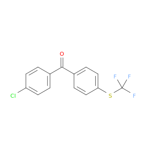 Methanone, (4-chlorophenyl)[4-[(trifluoromethyl)thio]phenyl]-