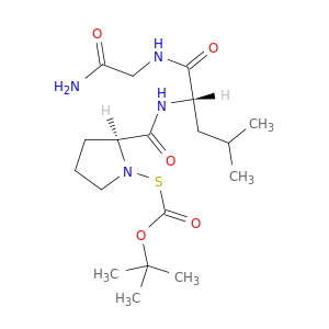 Glycinamide, 1-[(1,1-dimethylethoxy)carbonyl]thio-L-prolyl-L-leucyl-