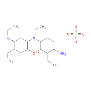 苯氧吡啶-5-Ium,7-氨基-3,6,10-三乙基-2-(乙基氨基)-2,10-二氢-,高氯酸盐