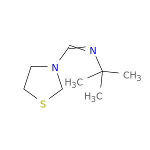 Thiazolidine, 3-[[(1,1-dimethylethyl)imino]methyl]-
