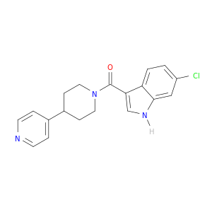 Methanone, (6-chloro-1H-indol-3-yl)[4-(4-pyridinyl)-1-piperidinyl]-