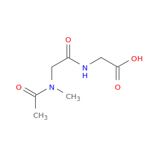 Glycine,  N-(N-acetyl-N-methylglycyl)-  (9CI)