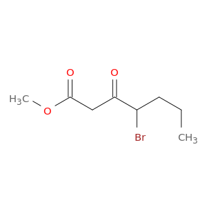 Heptanoic acid, 4-bromo-3-oxo-, methyl ester