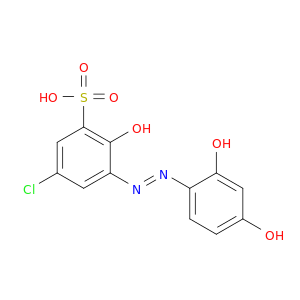 4-氯-6-(2,4-二羟基苯基偶氮)-1-羟基苯-2-磺酸