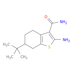 2-氨基-6-叔丁基-4,5,6,7-四氢-1-苯并噻吩-3-羧酰胺