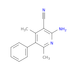 3-Pyridinecarbonitrile, 2-amino-4,6-dimethyl-5-phenyl-