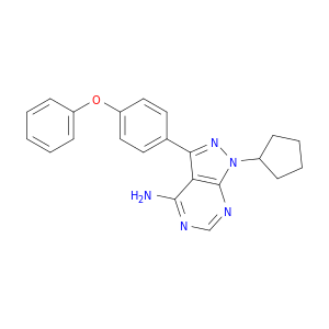 4-氨基-1-环戊基-3-(4-苯氧基苯基)-1H-吡唑并[3,4-D]嘧啶