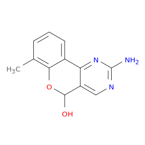 5H-[1]Benzopyrano[4,3-d]pyrimidin-5-ol, 2-amino-7-methyl-