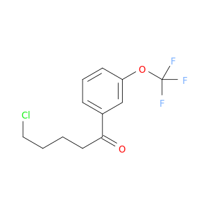 5-CHLORO-1-OXO-1-(3-TRIFLUOROMETHOXYPHENYL)PENTANE