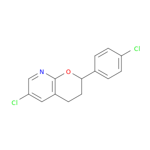 2H-Pyrano[2,3-b]pyridine,6-chloro-2-(4-chlorophenyl)-3,4-dihydro-