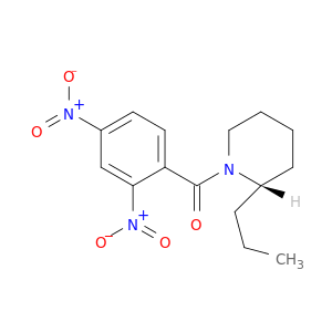 Piperidine, 1-(2,4-dinitrobenzoyl)-2-propyl-, (S)-