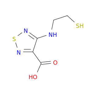 1,2,5-Thiadiazole-3-carboxylicacid, 4-[(2-mercaptoethyl)amino]-
