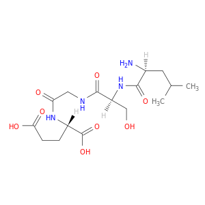 L-Glutamic acid, N-[N-(N-L-leucyl-L-seryl)glycyl]-