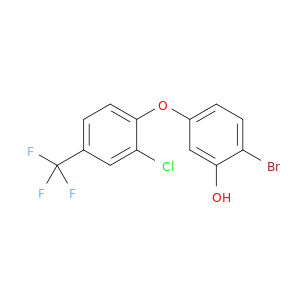 Phenol, 2-bromo-5-[2-chloro-4-(trifluoromethyl)phenoxy]-