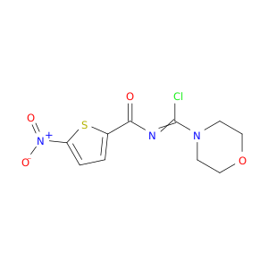 4-Morpholinecarboximidoyl chloride, N-[(5-nitro-2-thienyl)carbonyl]-