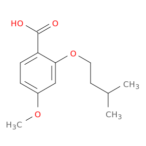 4-methoxy-2-(3-methylbutoxy)benzoic acid