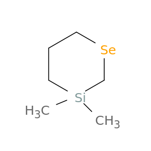 1-Selena-3-silacyclohexane, 3,3-dimethyl-