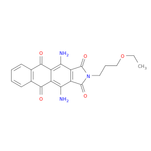 4,11-二氨基-2-(3-乙氧基丙基)-1H-萘[2,3-F]异吲哚-1,3,5,10(2H)-抵制