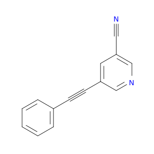 5-(2-苯基乙炔基)-3-吡啶羰基腈