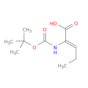 2-Pentenoic acid, 2-[[(1,1-dimethylethoxy)carbonyl]amino]-, (Z)-