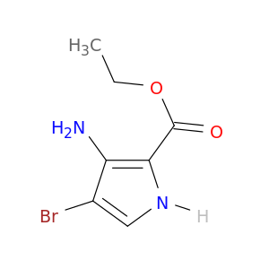 1H-Pyrrole-2-carboxylic acid, 3-amino-4-bromo-, ethyl ester