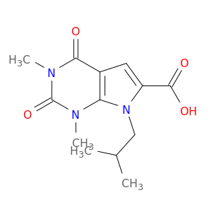 1H-Pyrrolo[2,3-d]pyrimidine-6-carboxylicacid, 2,3,4,7-tetrahydro-1,3-dimethyl-7-(2-methylpropyl)-2,4-dioxo-