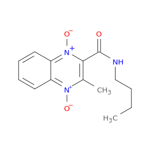 2-Quinoxalinecarboxamide, N-butyl-3-methyl-, 1,4-dioxide