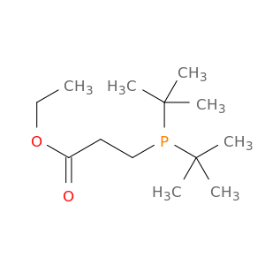 Propanoic acid, 3-[bis(1,1-dimethylethyl)phosphino]-, ethyl ester