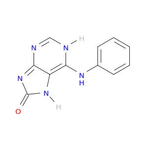 8H-Purin-8-one, 1,7-dihydro-6-(phenylamino)-
