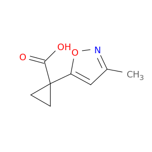 1-(3-Methyl-1,2-oxazol-5-yl)cyclopropane-1-carboxylic acid