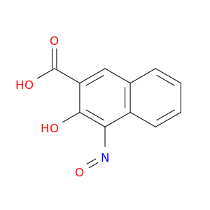 2-Naphthalenecarboxylic acid, 3-hydroxy-4-nitroso-