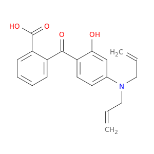 Benzoic acid, 2-[4-(di-2-propenylamino)-2-hydroxybenzoyl]-