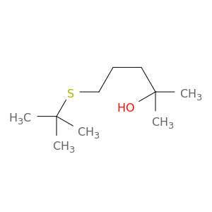 2-Pentanol, 5-[(1,1-dimethylethyl)thio]-2-methyl-