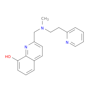 8-Quinolinol, 2-[[methyl[2-(2-pyridinyl)ethyl]amino]methyl]-