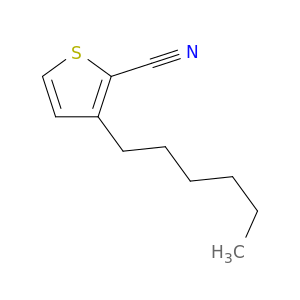 2-Thiophenecarbonitrile, 3-hexyl-