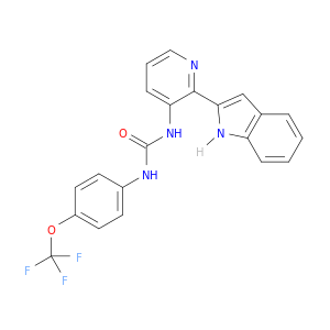 Urea, N-[2-(1H-indol-2-yl)-3-pyridinyl]-N'-[4-(trifluoromethoxy)phenyl]-