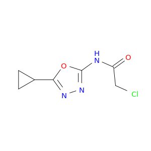 2-Chloro-N-(5-cyclopropyl-1,3,4-oxadiazol-2-yl)acetamide