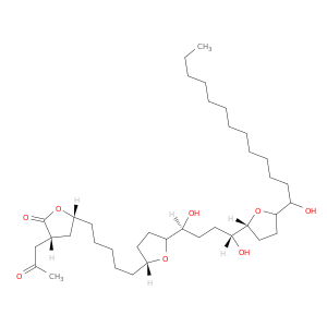 (3R,5R)-5-[5-[(2R)-5-[(1S,4R)-1,4-dihydroxy-4-[(2R)-5-(1-hydroxytridecyl)oxolan-2-yl]butyl]oxolan-2-yl]pentyl]-3-(2-oxopropyl)oxolan-2-one