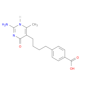 4-[4-(2-amino-4-methyl-6-oxo-3H-pyrimidin-5-yl)butyl]benzoic acid