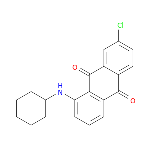 9,10-Anthracenedione, 7-chloro-1-(cyclohexylamino)-