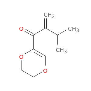 1-Butanone, 1-(5,6-dihydro-1,4-dioxin-2-yl)-3-methyl-2-methylene-