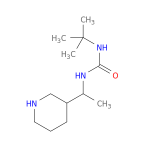 3-tert-Butyl-1-[1-(piperidin-3-yl)ethyl]urea