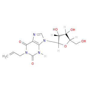 Xanthosine,1-(1-propenyl)-, (Z)- (9CI)