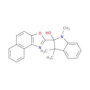 1H-Indol-2-ol, 2,3-dihydro-1,3,3-trimethyl-2-naphth[1,2-d]oxazol-2-yl-