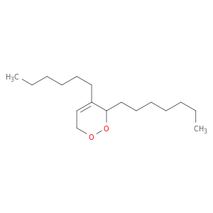1,2-Dioxin, 3-heptyl-4-hexyl-3,6-dihydro-
