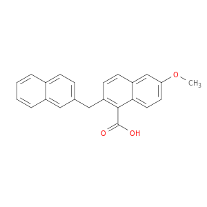 1-Naphthalenecarboxylicacid, 6-methoxy-2-(2-naphthalenylmethyl)-