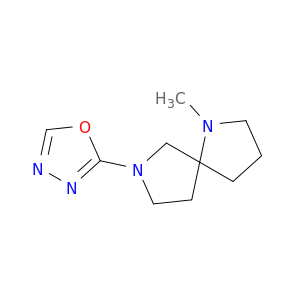 1,7-Diazaspiro[4.4]nonane, 1-methyl-7-(1,3,4-oxadiazol-2-yl)-