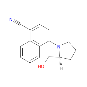 1-Naphthalenecarbonitrile, 4-[(2S)-2-(hydroxymethyl)-1-pyrrolidinyl]-