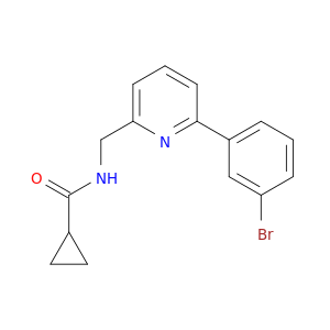 Cyclopropanecarboxamide, N-[[6-(3-bromophenyl)-2-pyridinyl]methyl]-