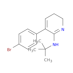 2-Pyridinamine, 3-(4-bromophenyl)-N-(1,1-dimethylethyl)-5,6-dihydro-